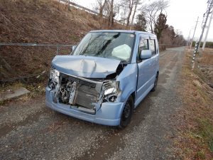 スズキ　ワゴンRリミテッド　廃車　解体車　事故現状車