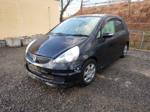 ホンダ　フィット　廃車　解体車　輸出向け車両