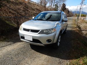 三菱　アウトランダー　G　廃車　輸出向け車両