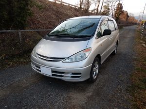 トヨタ　エスティマ　廃車　輸出向け車両