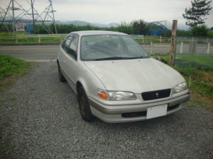 トヨタ　スプリンター　廃車　解体車　輸出向け車両
