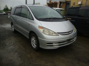 トヨタ　エスティマ　廃車　解体車　輸出向け車両