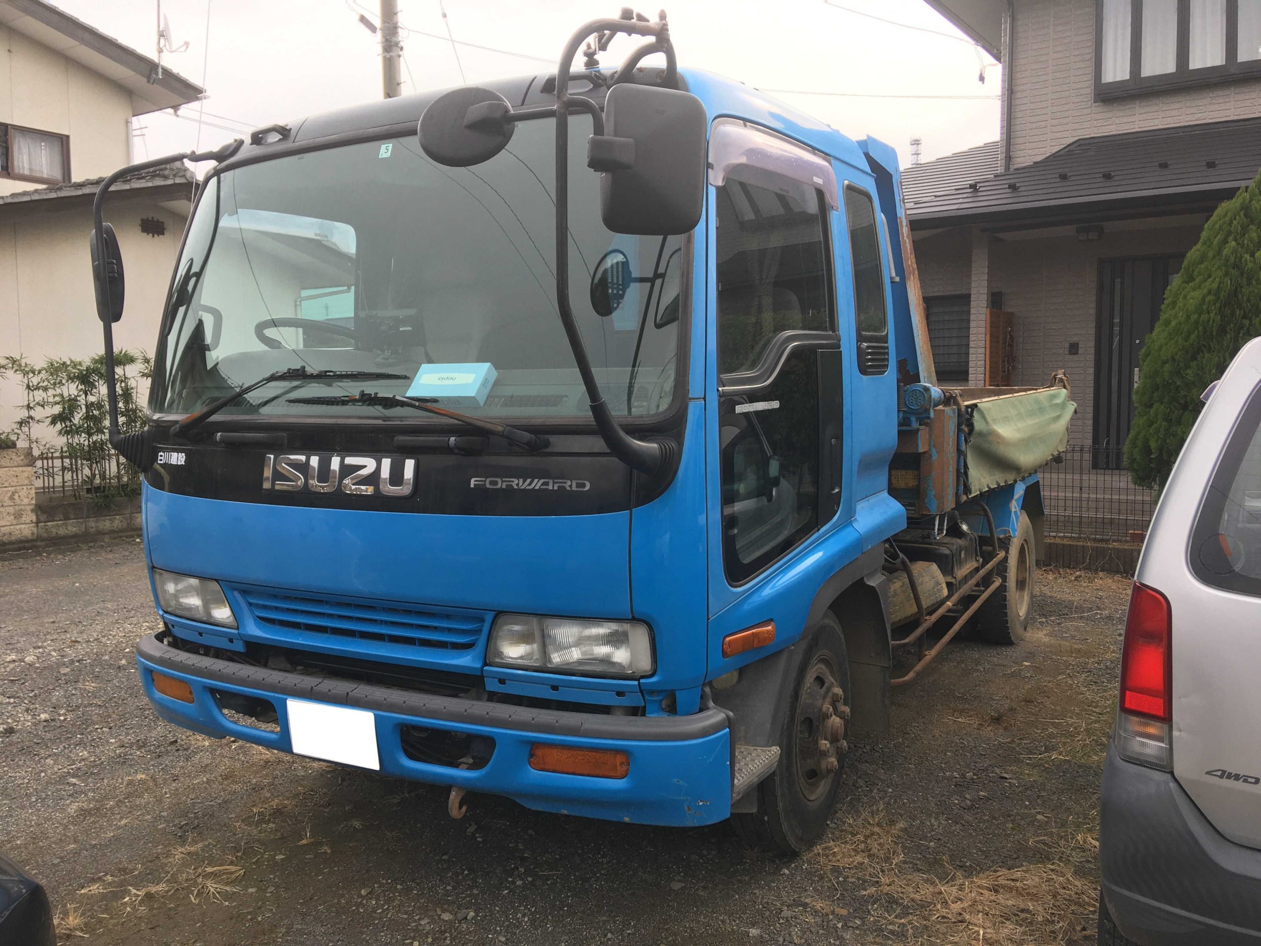 いすゞ　フォワード　廃車　解体車　輸出向け車両　トラック買取