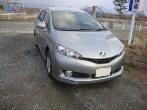 トヨタ　ウィッシュ　廃車　解体車　輸出向け車両