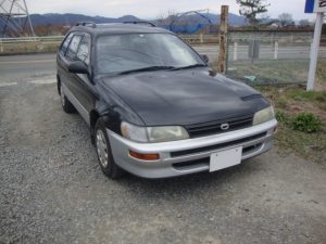 トヨタ　カローラワゴン　廃車　解体車　輸出向け車両