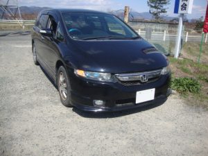 ホンダ　オデッセイ　廃車　解体車　輸出向け車両