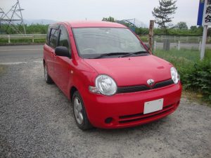 トヨタ　シエンタ　廃車　解体車　輸出向け車両