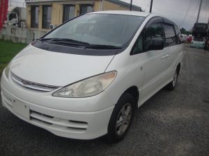 トヨタ　エスティマ　廃車　解体車　輸出向け車両
