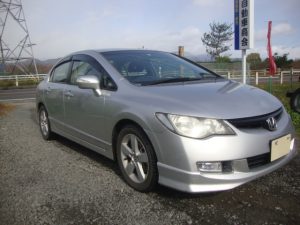 ホンダ　シビック　廃車　解体車　輸出向け車両