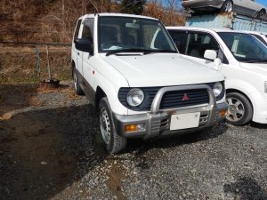 三菱　パジェロミニ　廃車　解体車　輸出向け車両