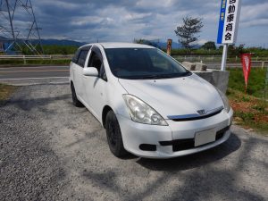 福島市　トヨタ　ウィッシュ　廃車　解体車　輸出向け車両