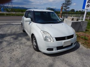 福島市　スズキ　スイフト　廃車　解体車　輸出向け車両