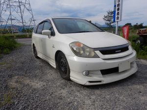 福島市　ホンダ　ストリーム　廃車　解体車　輸出向け車両