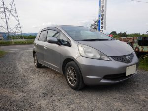 福島市　ホンダ　フィット　廃車　解体車　輸出向け車両