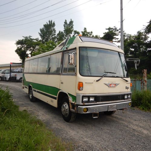 福島市　日野　レインボーバス　廃車　解体車　輸出向け車両