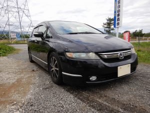 福島市　ホンダ　オデッセイ　廃車　解体車　輸出向け車両