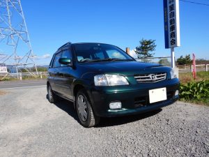 福島市　マツダ　デミオ　廃車　解体車　輸出向け車両