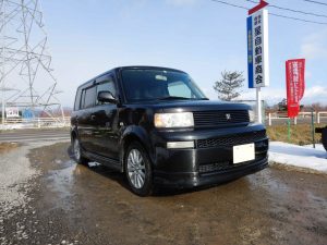 福島市　トヨタ　bB　廃車　解体車　輸出向け車両