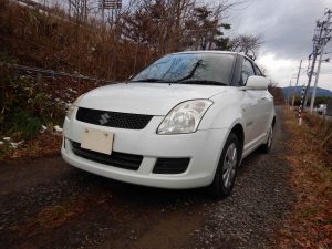 福島市　スズキ　スイフト　廃車　解体車　輸出向け車両