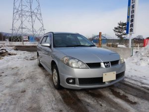 福島市　ニッサン　ウイングロード　廃車　解体車　輸出向け車両