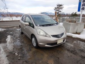 福島市　ホンダ　フィット　廃車　解体車　輸出向け車両