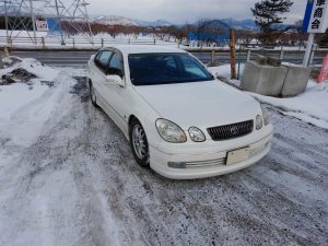 福島市　トヨタ　アリスト　廃車　解体車　輸出向け車両