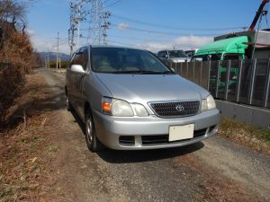 福島市　トヨタ　ガイア　廃車　解体車　輸出向け車両